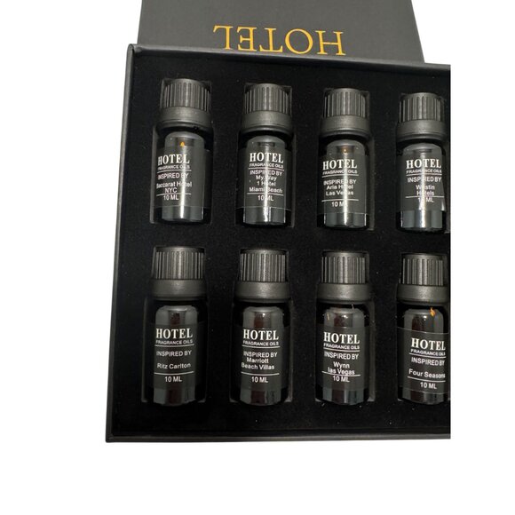 NEW Hotel Scented Diffuser Fragrance Oils 10ml Bottles Set of 8 Bottles - Picture 2 of 3